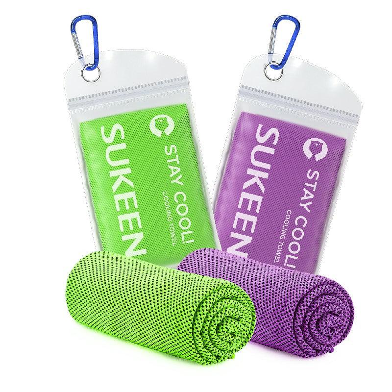 Sukeen Cooling Towels (40"x12"),Soft Breathable Chilly Microfiber Towel for Yoga,Sport & More Activities - Sukeen