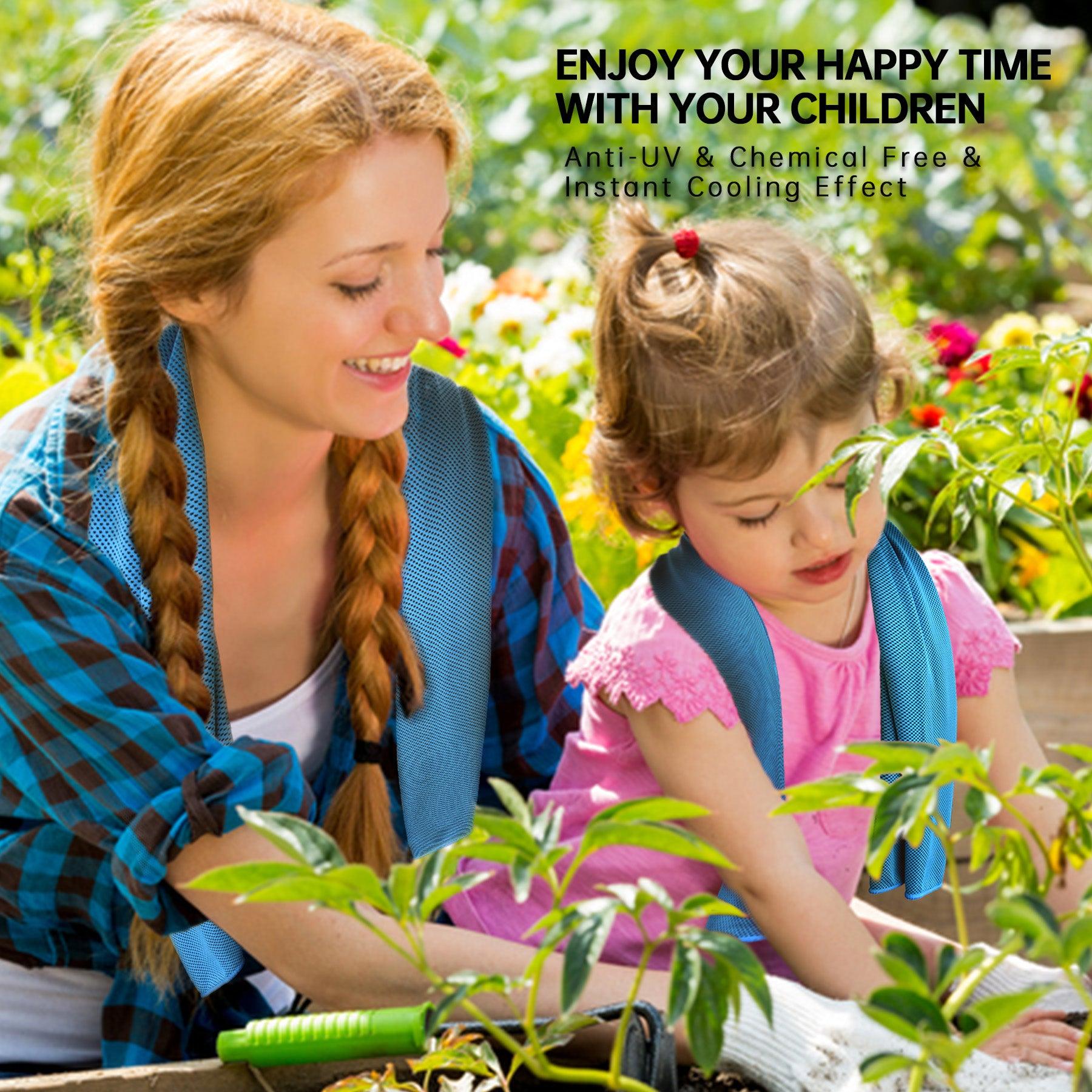 Sukeen Cooling Towels (40"x12"),Soft Breathable Chilly Microfiber Towel for Yoga,Sport & More Activities - Sukeen