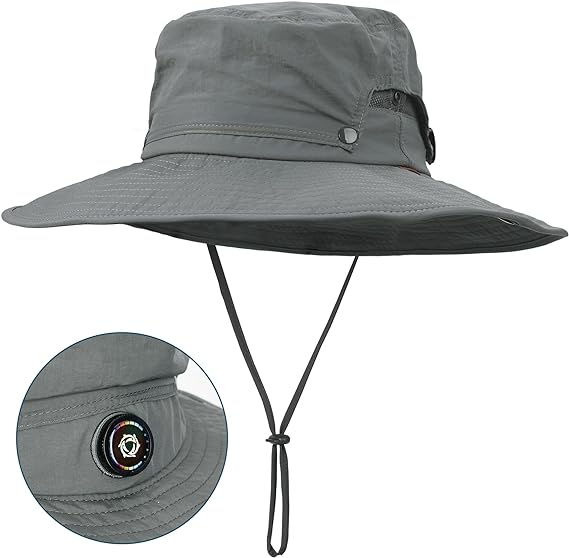 Sun Hat Outdoor Wide Brim with Adjustable Knob UPF 50+