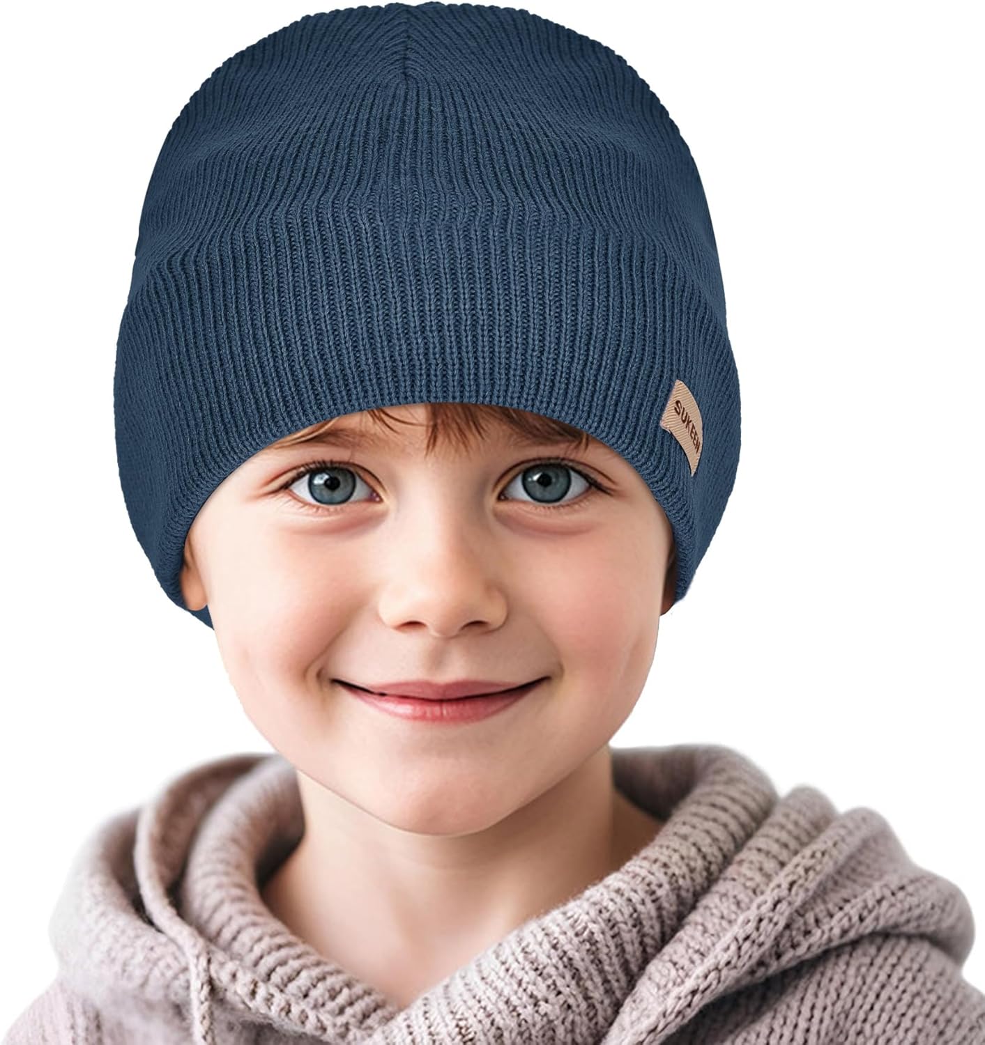 Kids Beanie Hat Seepage Proof Warm Skull Cap KBE05