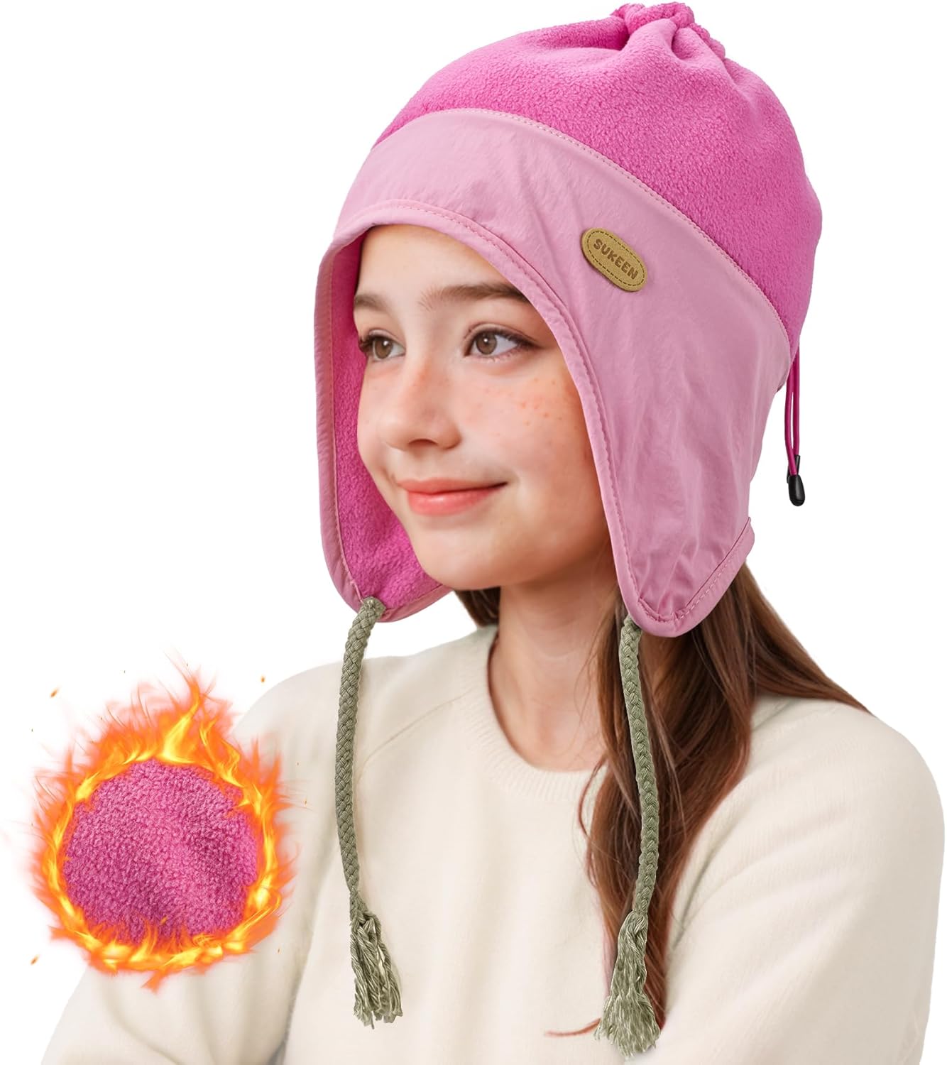 Kids Winter Beanie Hat for Girls Boys BA006