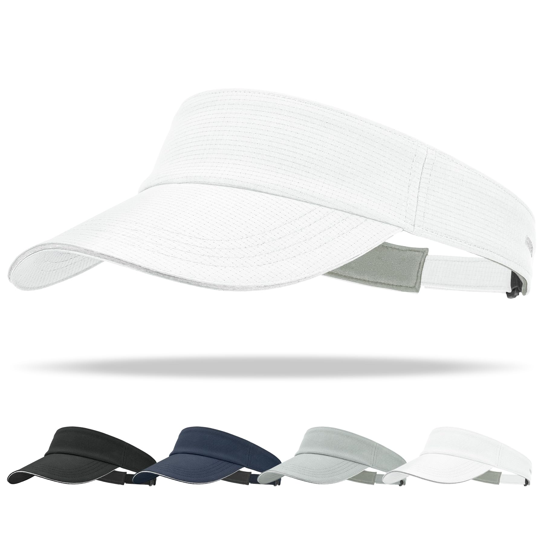 Sukeen Women's Adjustable Fit Runners Lightweight Comfort Performance Visor, Sports Sun Visor One Size Fits Most
