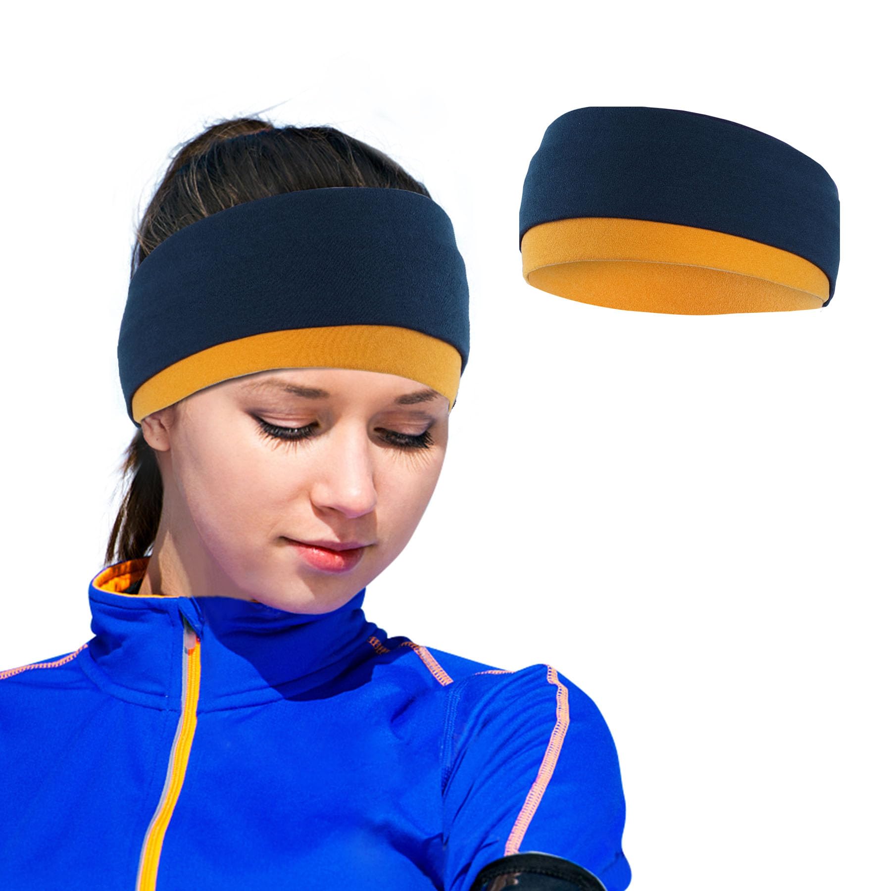 Double-Layer Ear Warmer Headband