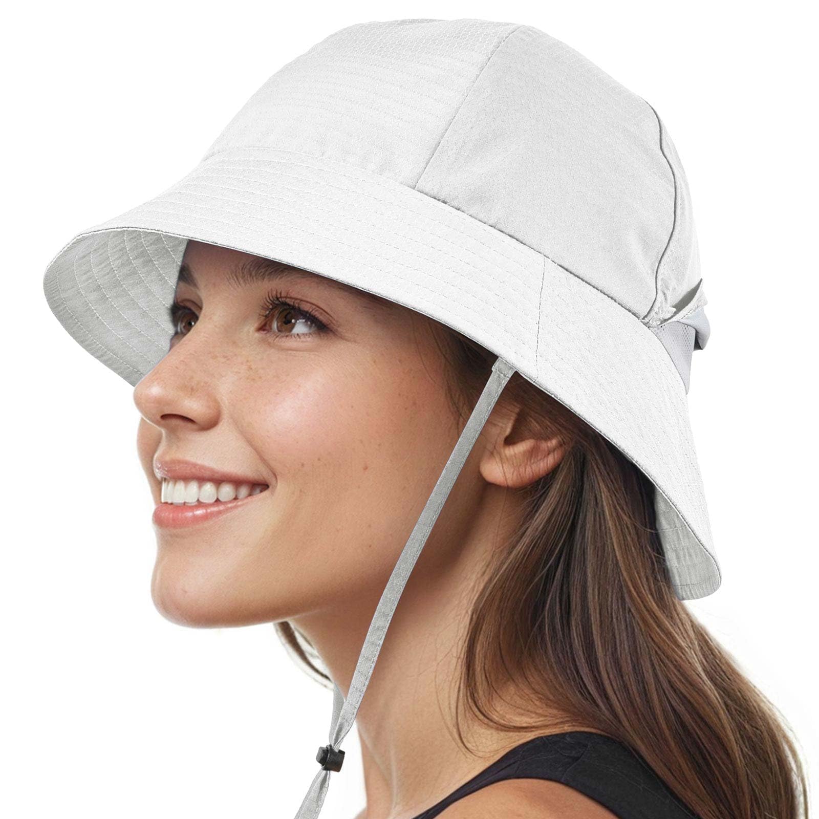 Sukeen Bucket Hat for Men & Women, Lightweight UV Protection 50+ Sun Hat with Adjustable Chin Strap, Waterproof for Hiking