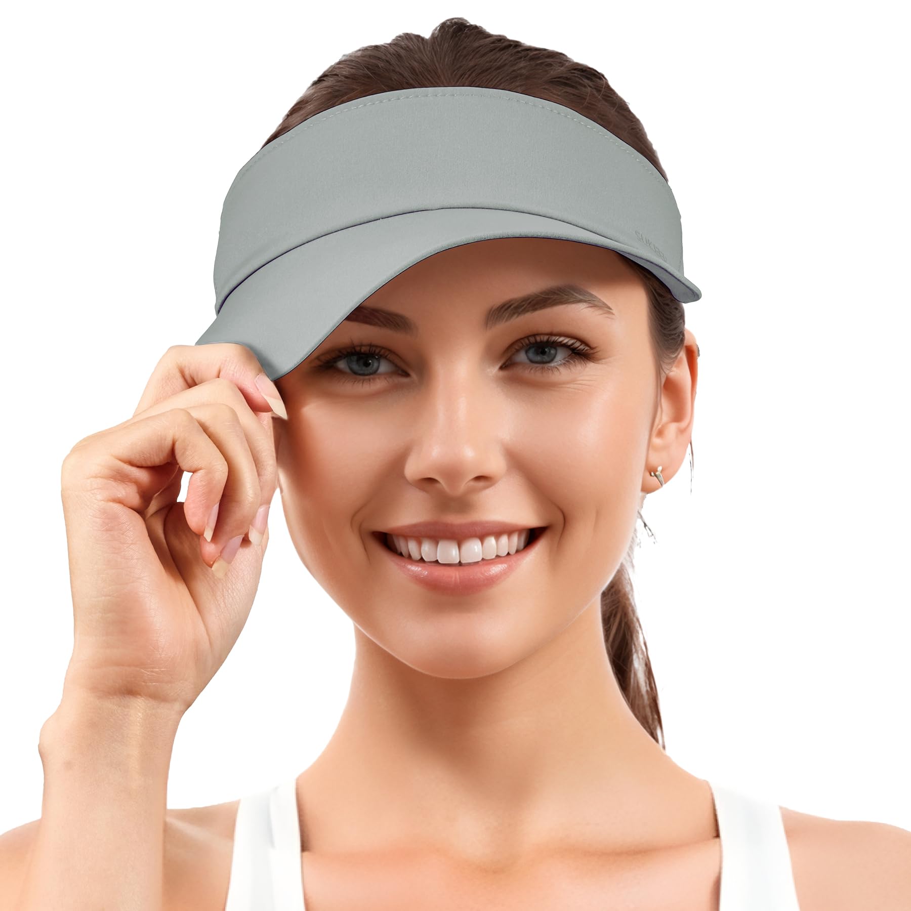 Sukeen Sports Sun Visor for Men Women Lightweight Empty Top Visor Hat Adjustable Packable Sun Hat for Golf, Daily Wear