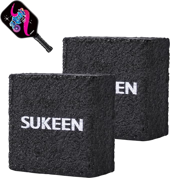Sukeen 2 Pack Pickleball Paddle Eraser - Carbon Pickleball Paddle Cleaner