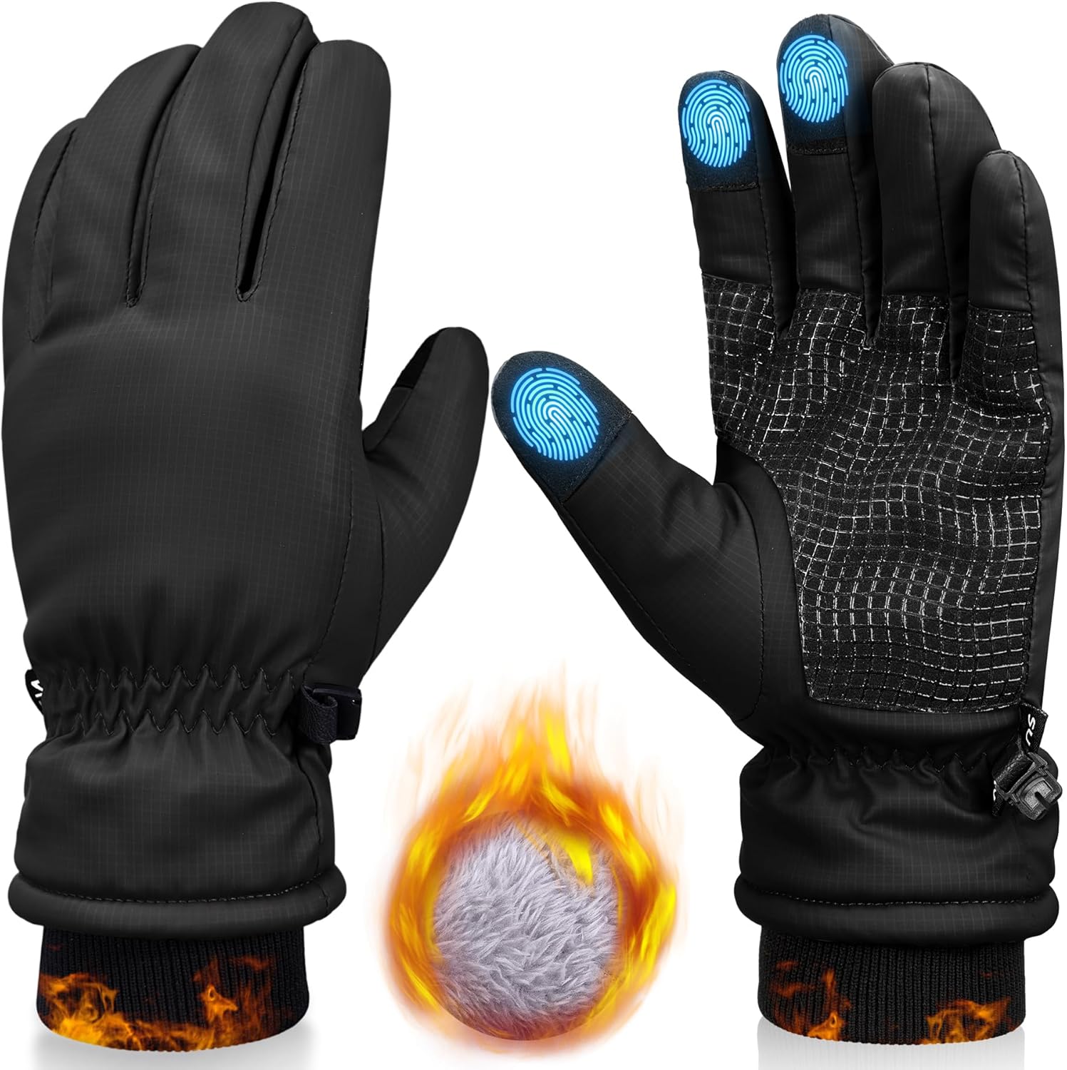 -10℉ Windproof Anti-slip Ski Gloves G003