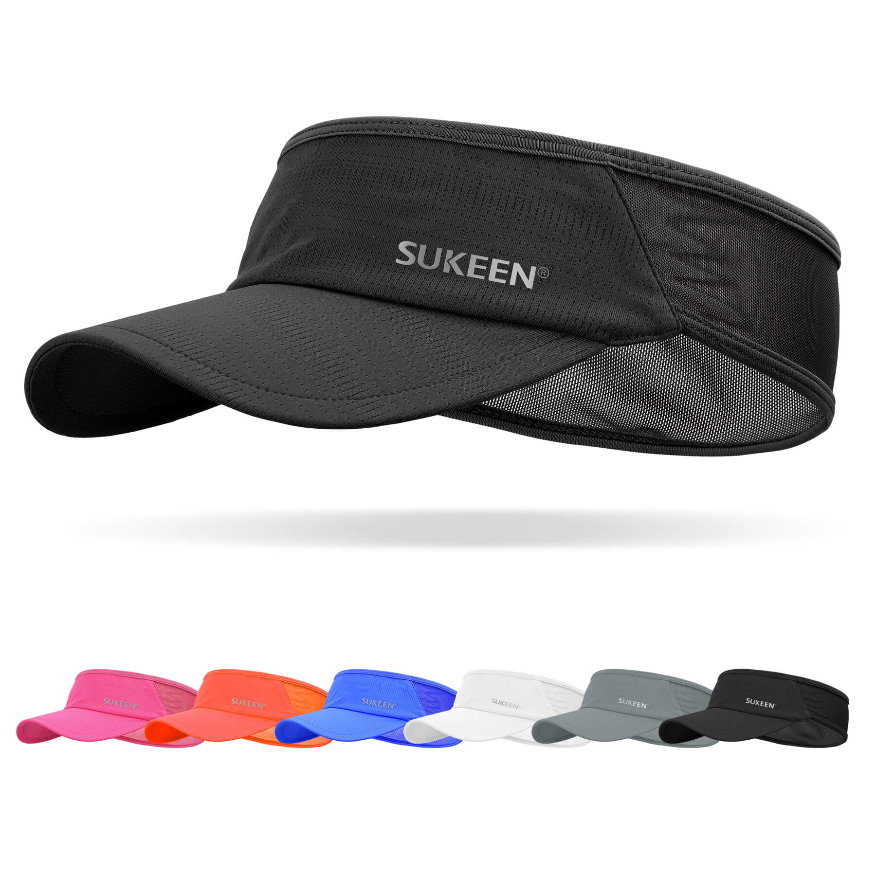 Sports Sun Visor  Lightweight Packable Cooling Stretchy Visor Hat