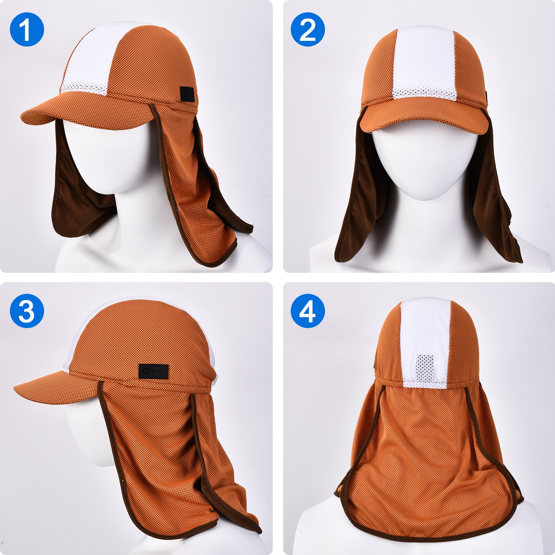 Sukeen Cooling Hat,Sun Hat Visor Mesh Fabric Chilly Headwear CoolBrim®