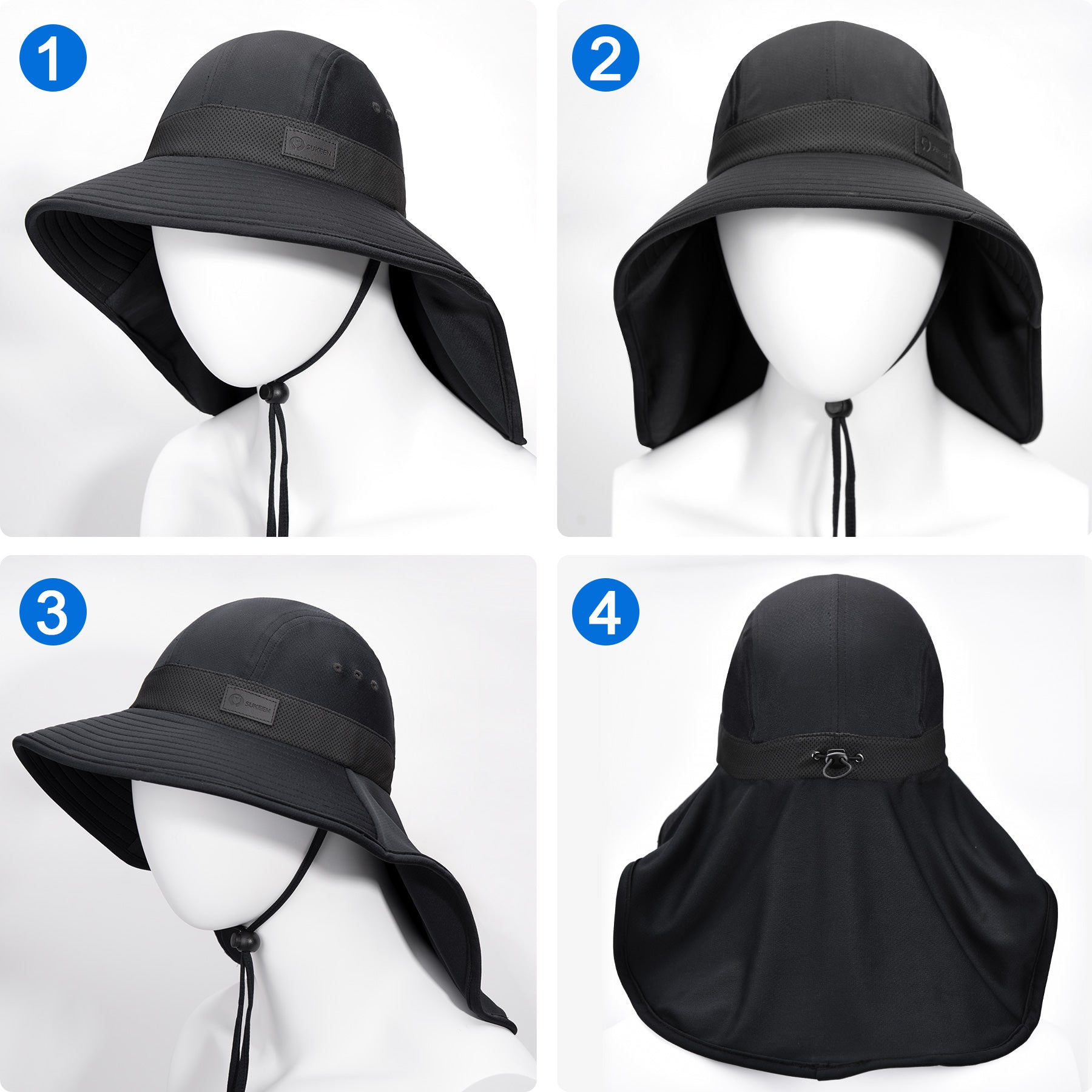 Sukeen Cooling Hat For Neck,Soft Ice Chilly Headwear ChillCap®