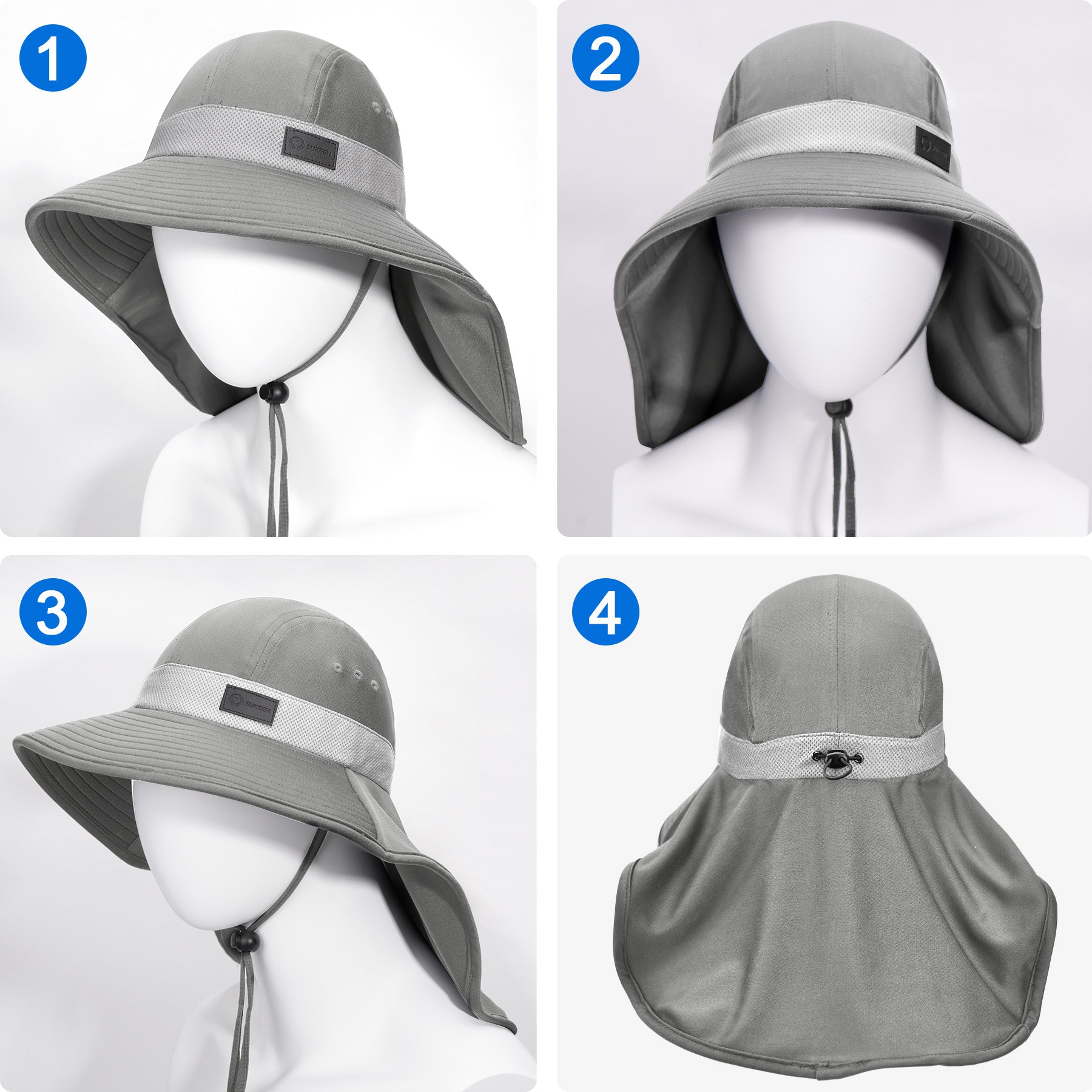 Sukeen Cooling Hat For Neck,Soft Ice Chilly Headwear ChillCap®