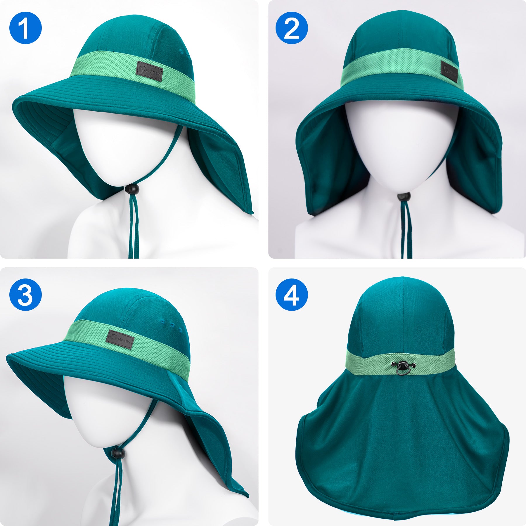 Sukeen Cooling Hat For Neck,Soft Ice Chilly Headwear ChillCap®