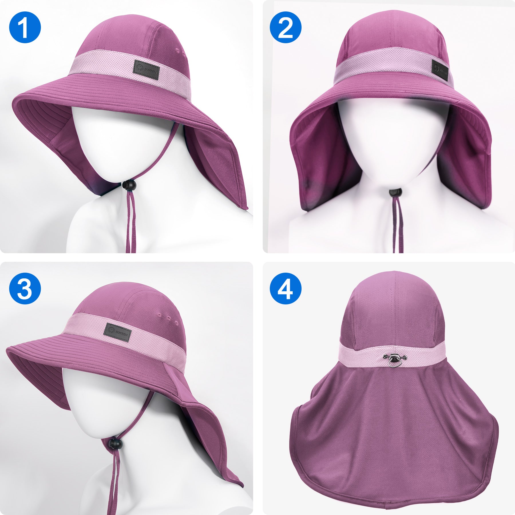 Sukeen Cooling Hat For Neck,Soft Ice Chilly Headwear ChillCap®