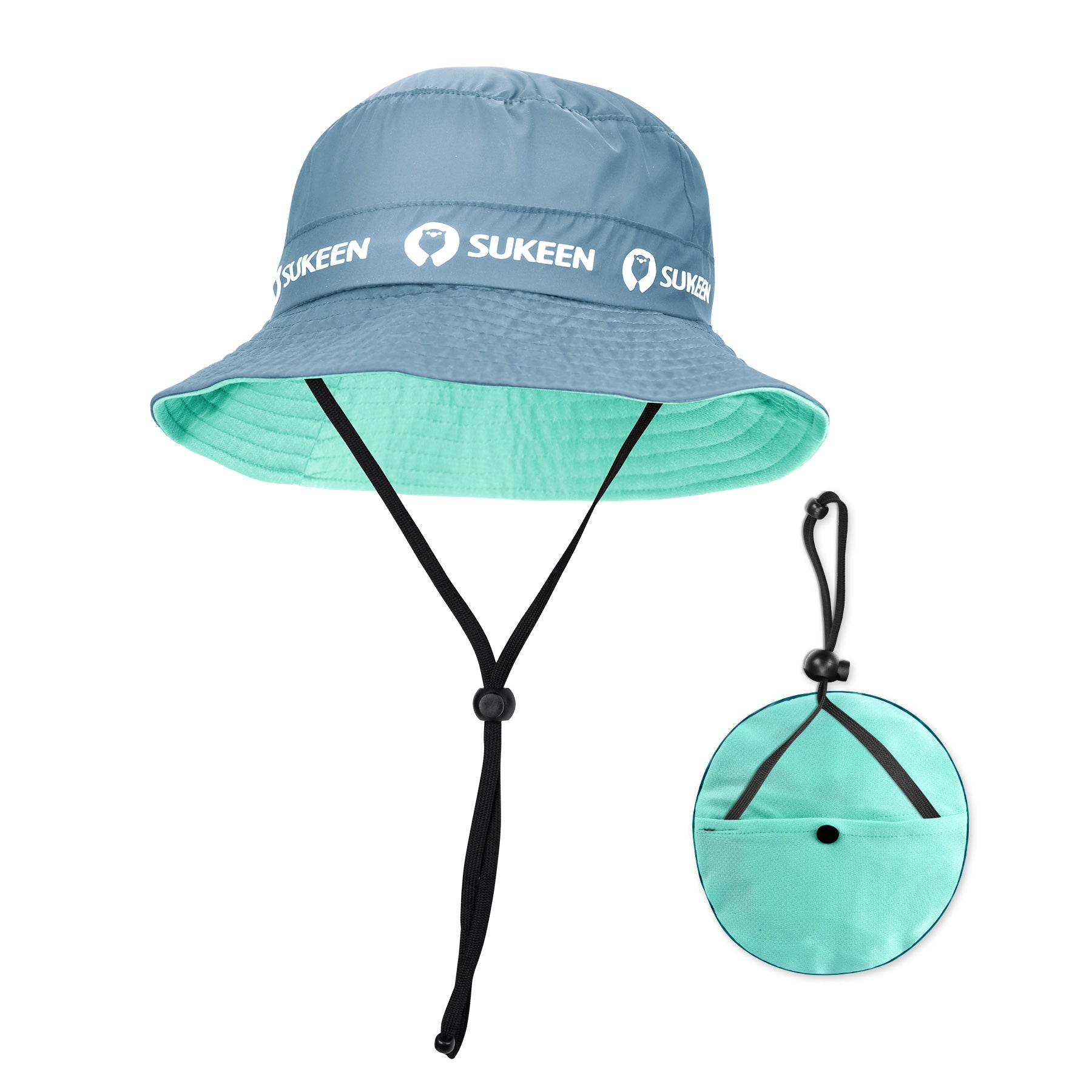 Cooling Hat Polyester Fabric Buckle Windproof Cord