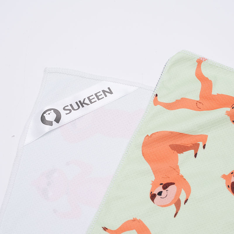 Sukeen Cooling Towel Yoga Sloth Print Ice Cooling Towel 01YOGA®