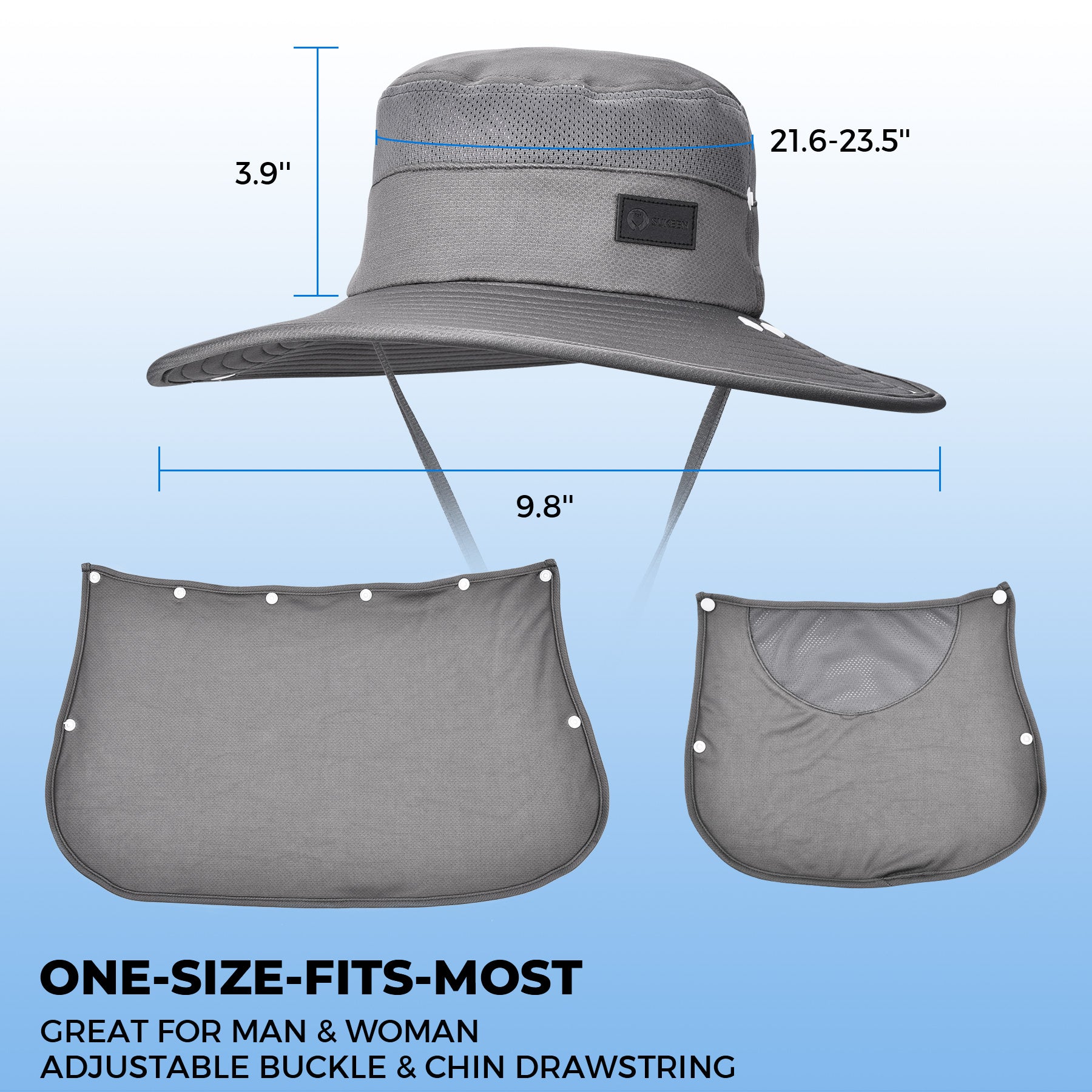 Sukeen Cooling Hat,Sun Hat Mesh Fabric Chilly Headwear ChillHead®