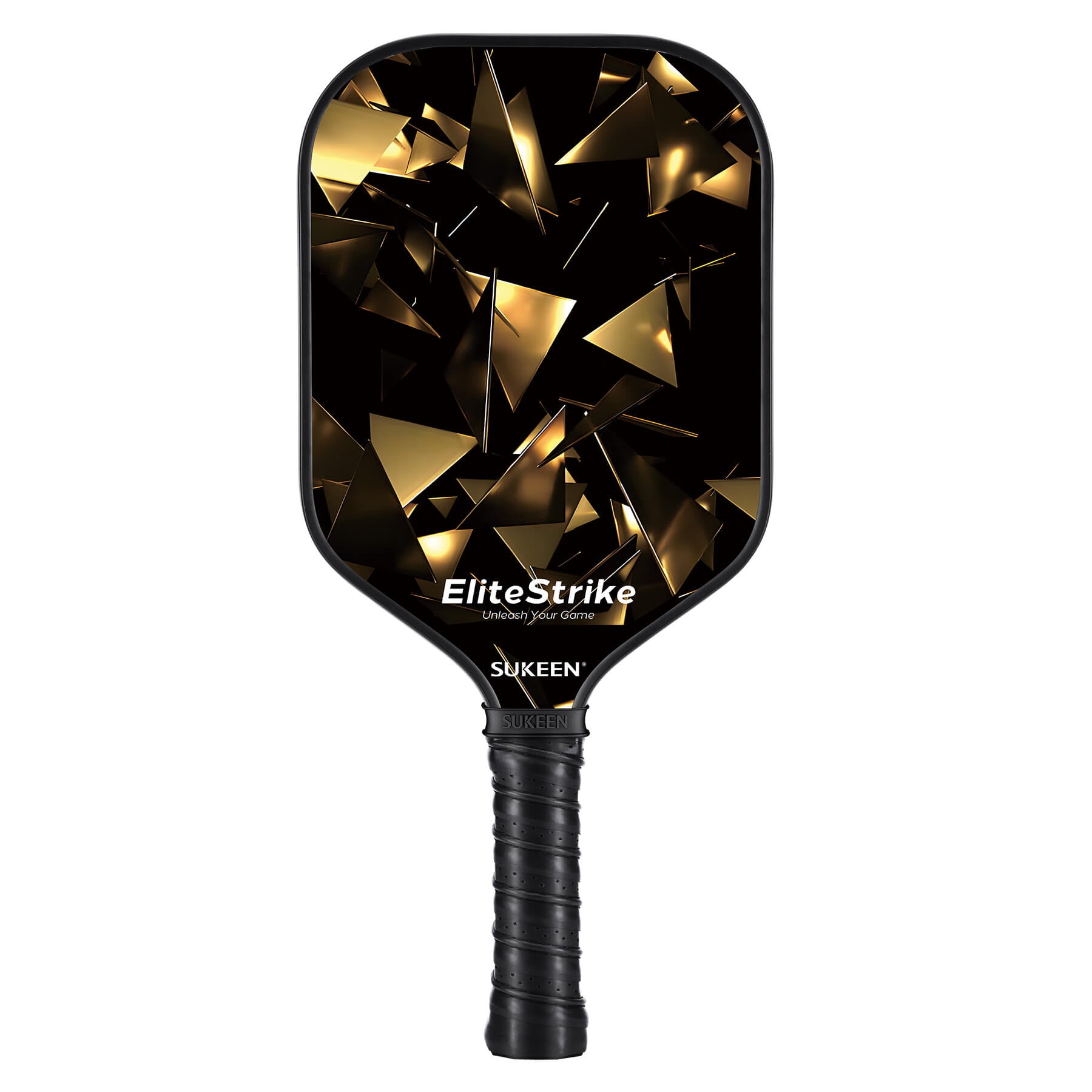 Geometric lines metallic color  pickleball Paddle
