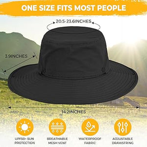 Polyester Fabric Buckle Windproof Cord Cooling Hat