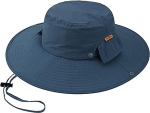 Polyester Fabric Buckle Windproof Cord Cooling Hat