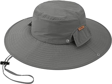 Polyester Fabric Buckle Windproof Cord Cooling Hat