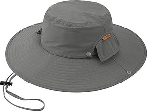 Polyester Fabric Buckle Windproof Cord Cooling Hat