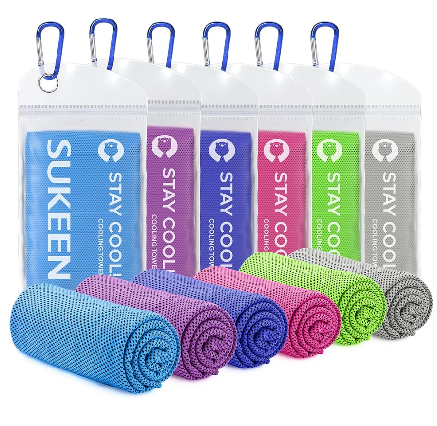 Sukeen Cooling Towel(40"x12") Microfiber Towel Yoga Towel for Yoga Disney Travel & Outdoor Sports