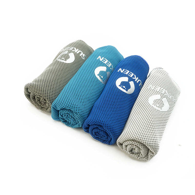 Sukeen [4 Pack] Cooling Towel (40"x12"),Ice Towel,Soft Breathable Chilly Towels for Yoga,Sport & More
