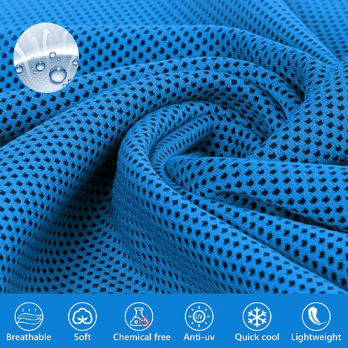Sukeen  [4 Pack] Cooling Towel (40"x12"),Soft Breathable Chilly Towel - Sukeen