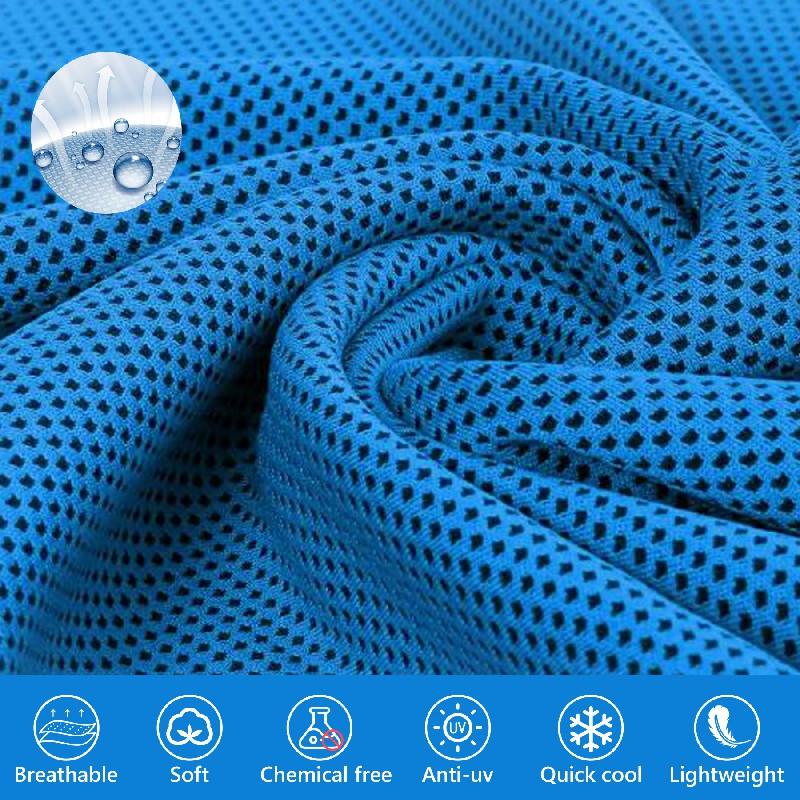 Sukeen  [4 Pack] Cooling Towel (40"x12"),Soft Breathable Chilly Towel - Sukeen