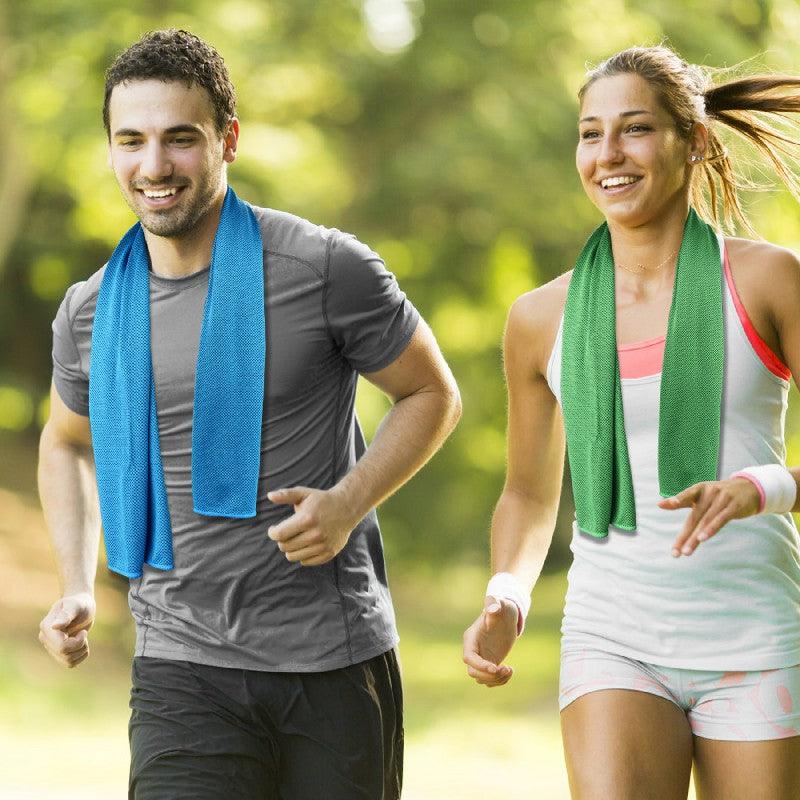 [10 Pack] Sukeen Cooling Towel Instant Evaporative Cooling,Snap Cooling Towel ( Color Mix-1) - Sukeen