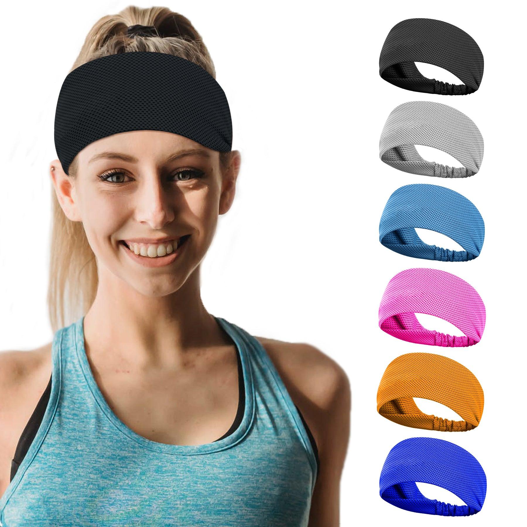 Sukeen Cooling Headband, Sweat Wicking Head Wrap Cooling Elastic Band - Sukeen