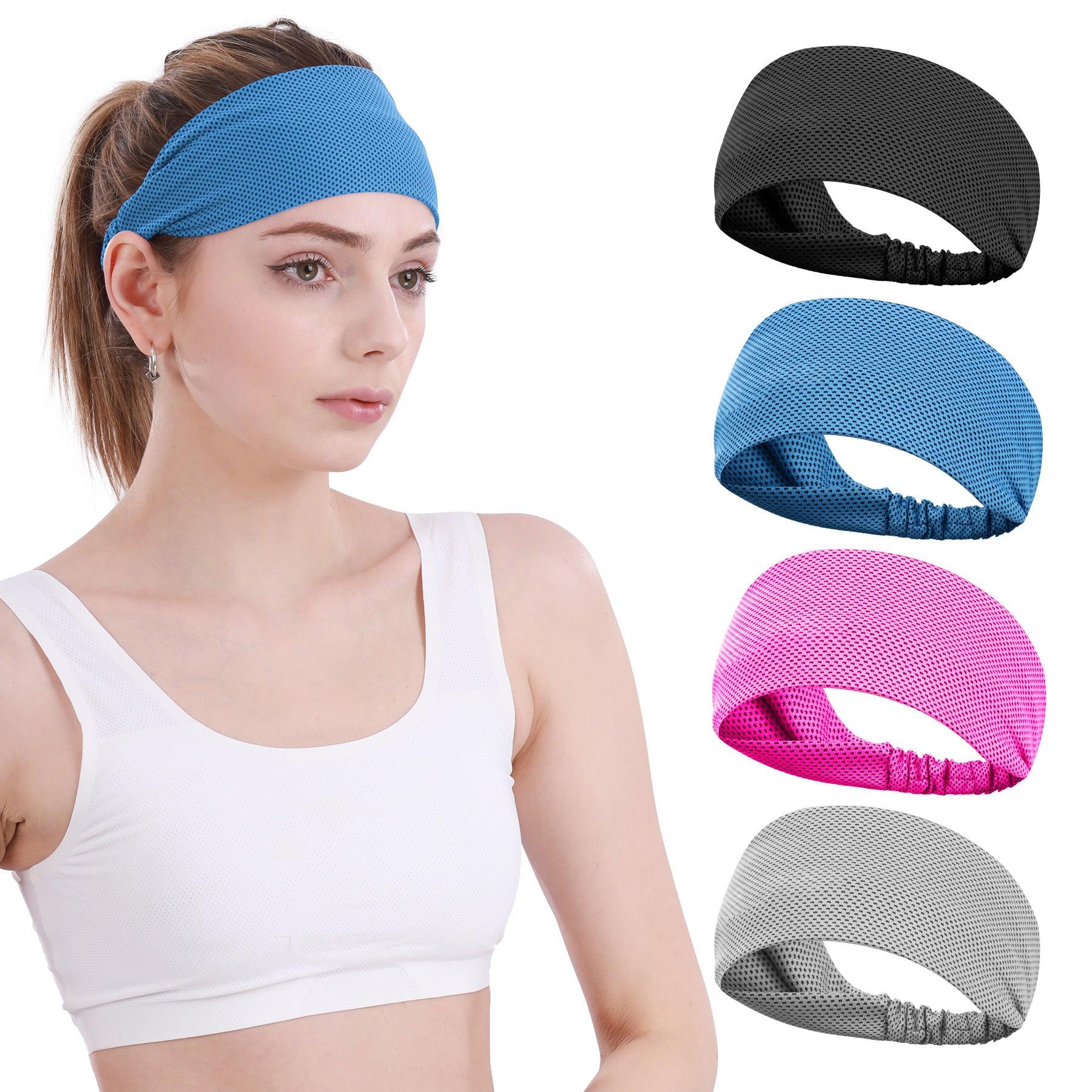 Sukeen Cooling Headband, Sweat Wicking Head Wrap Cooling Elastic Band - Sukeen