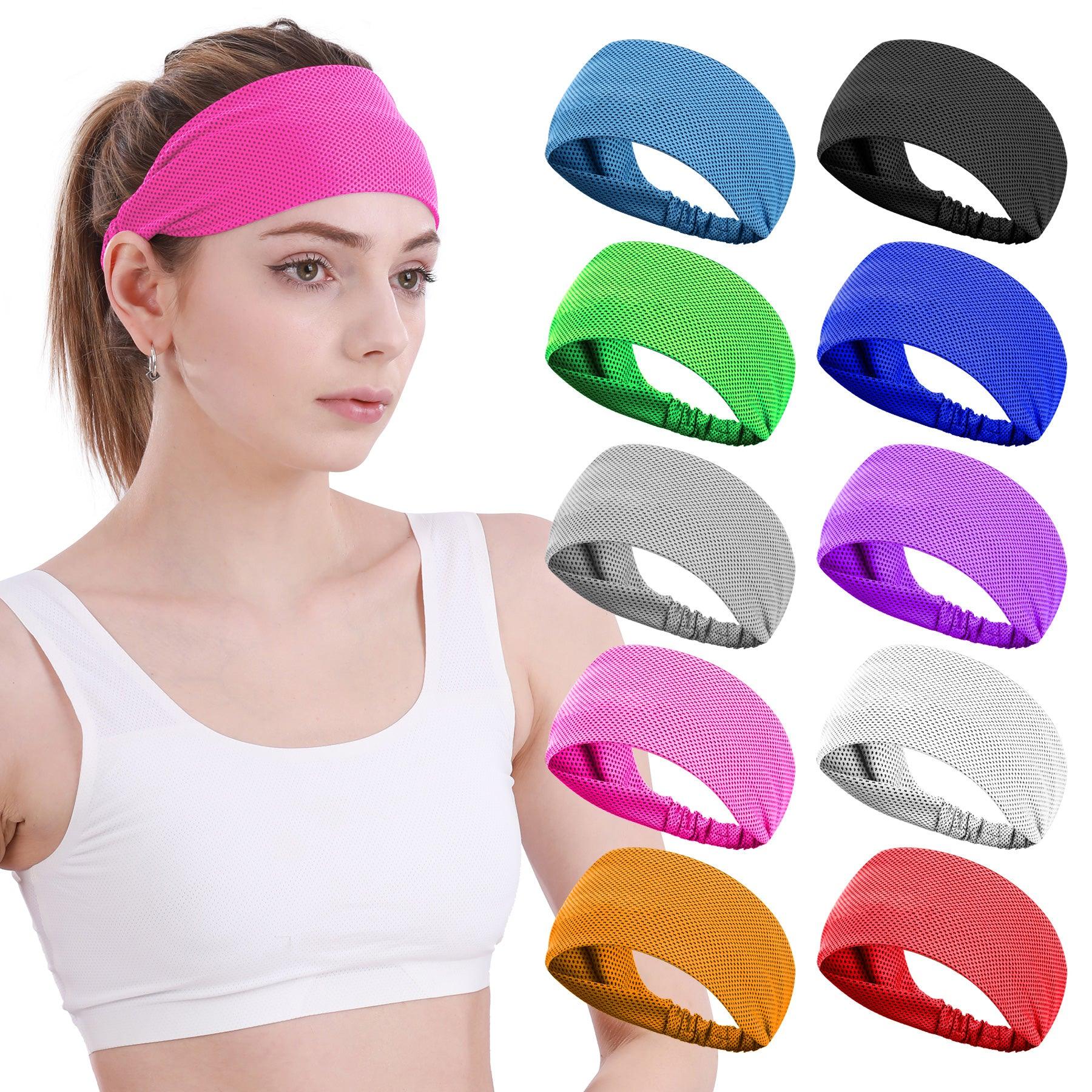 Sukeen Cooling Headband, Sweat Wicking Head Wrap Cooling Elastic Band - Sukeen
