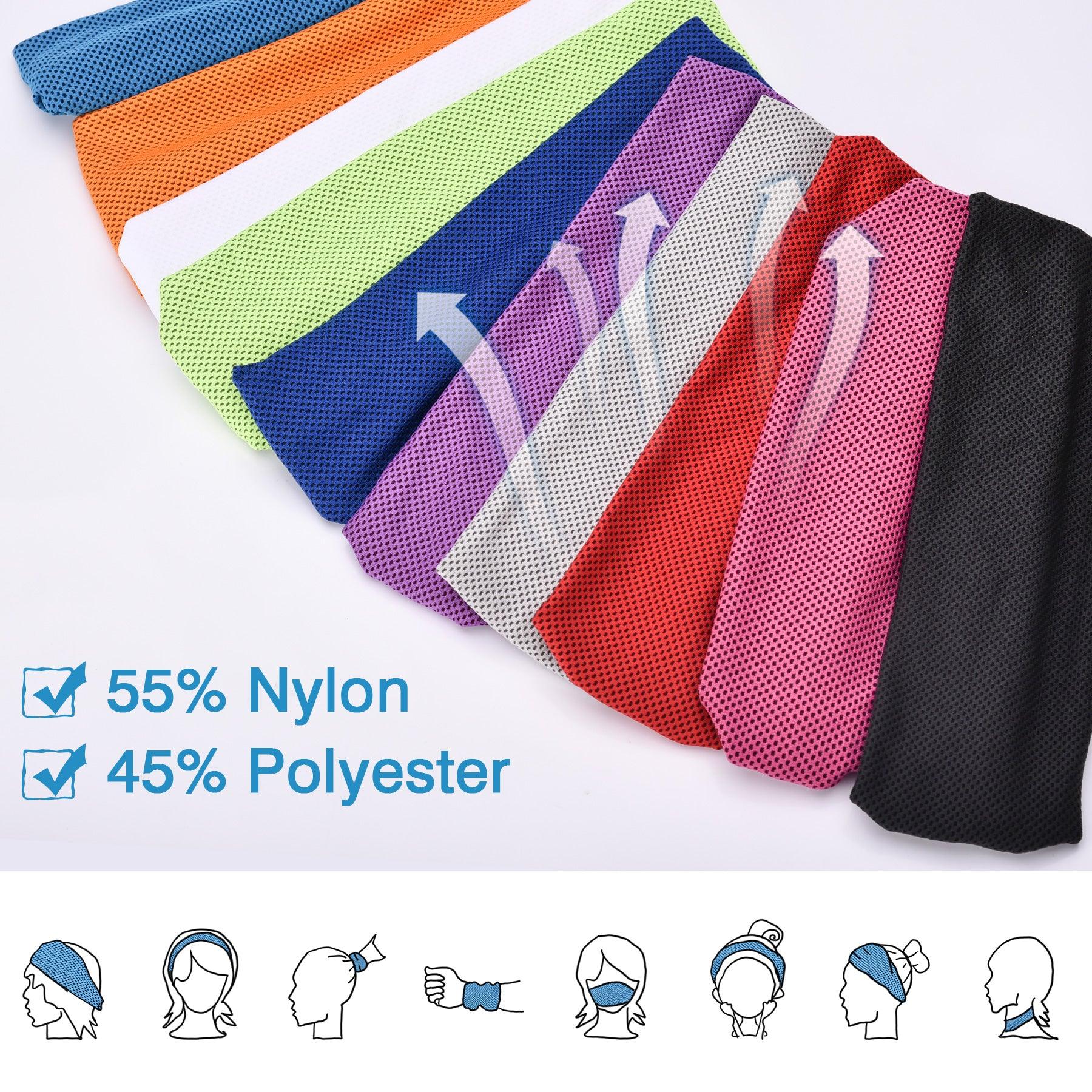 Sukeen Cooling Headband, Sweat Wicking Head Wrap Cooling Elastic Band - Sukeen